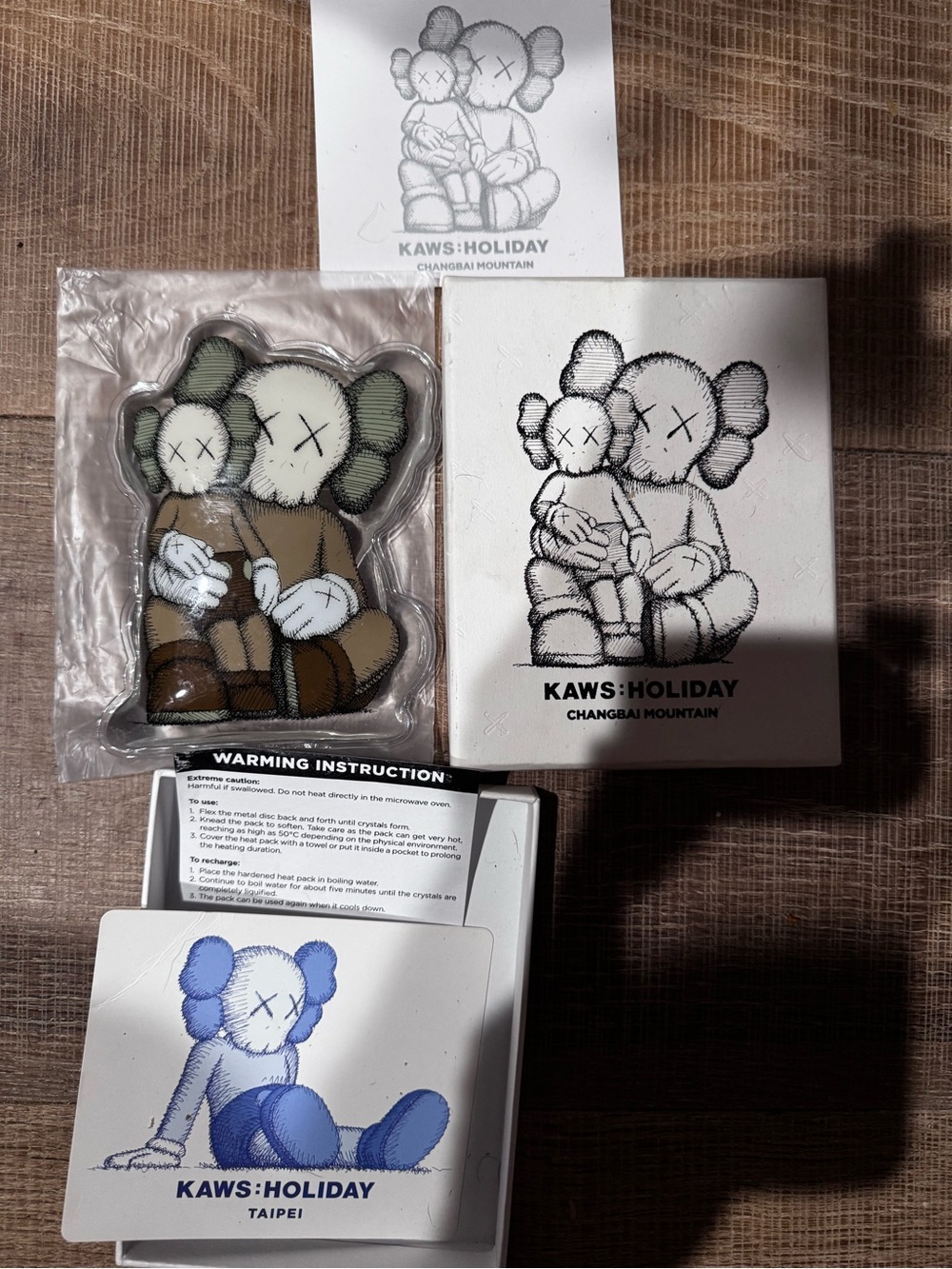 KAWS Brown Green White Embroidered Character Patch